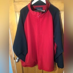 ZORREL lined and insulated 4XL stretchable Rain Jacket. Elastic waist band.